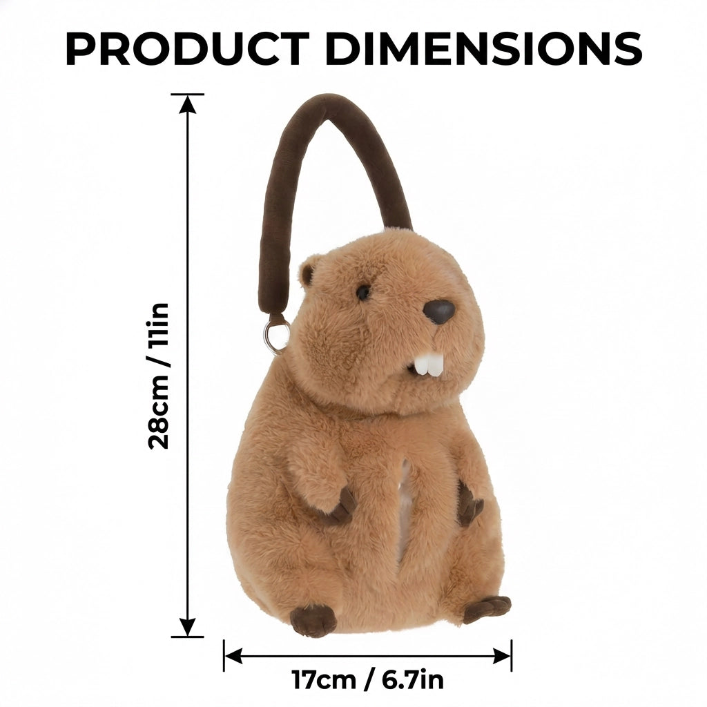 Cute Animal Car Tissue Holder – Plush Hanging Organizer