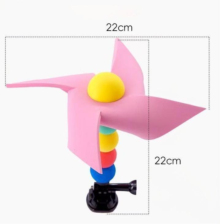 Colorful Windmill Car Decor – Spinning Exterior Fun Accessory