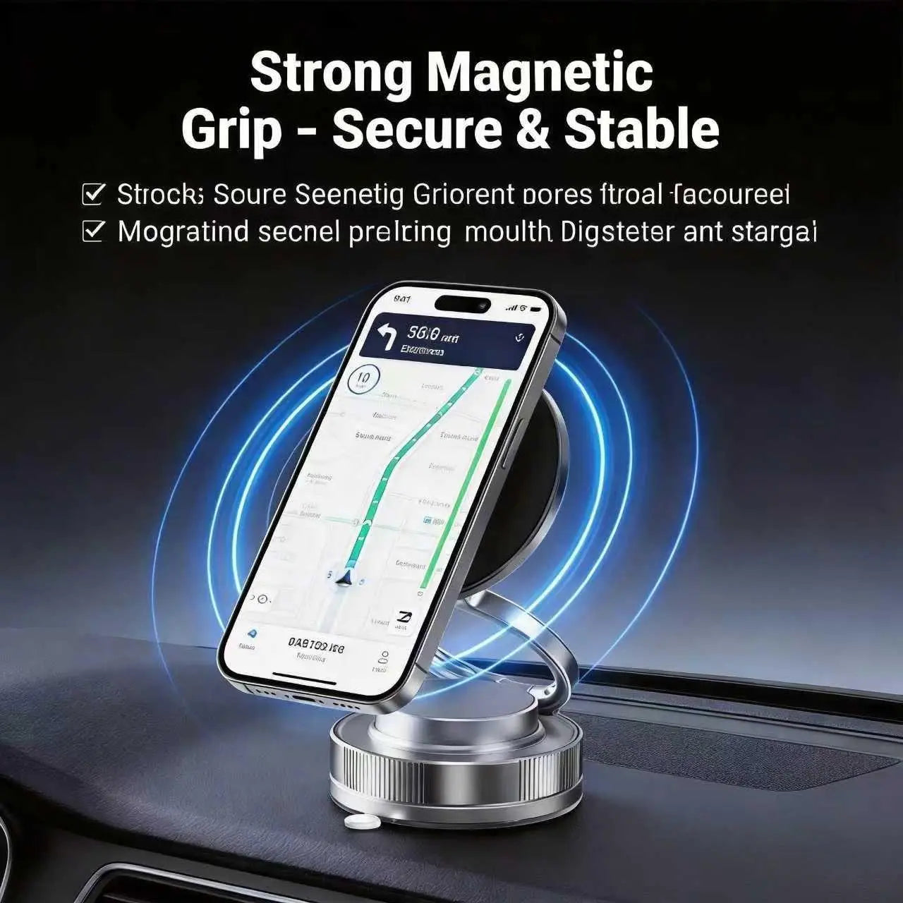 Magnetic Car Phone Mount – Strong Hold & Easy Access