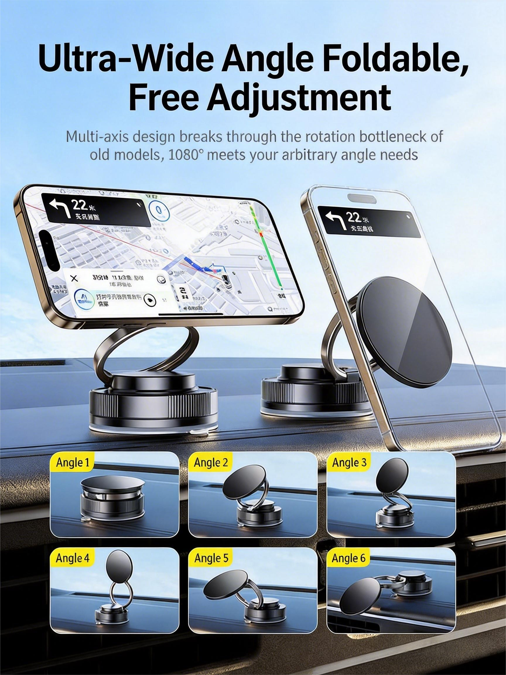Magnetic Car Phone Mount – Strong Hold & Easy Access