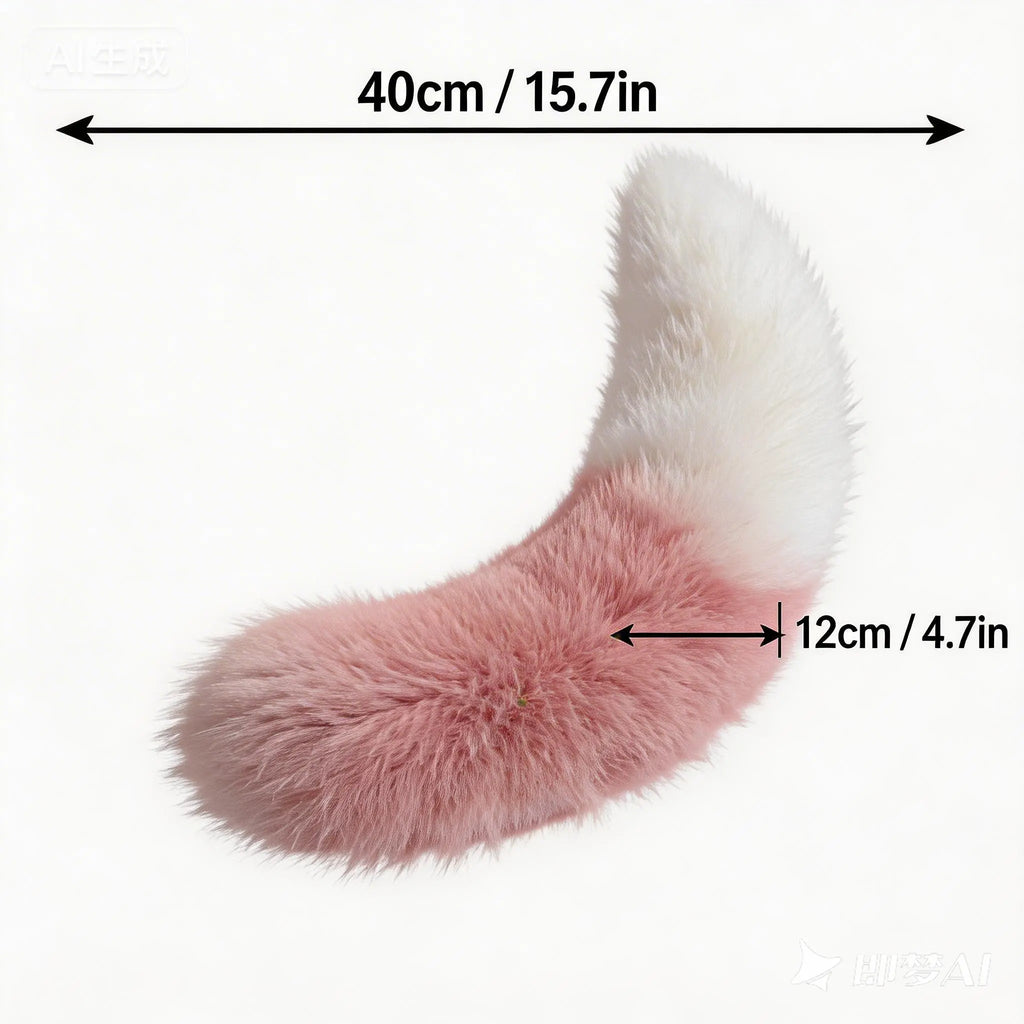 Fluffy Tail Car Decor – Cute Faux Fur Exterior Ornament